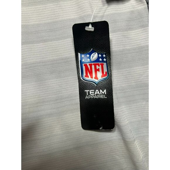 Antigua Super Bowl LVII Kansas City Chiefs Tunnel Polo Shirt M Gray & White St - Picture 2 of 7